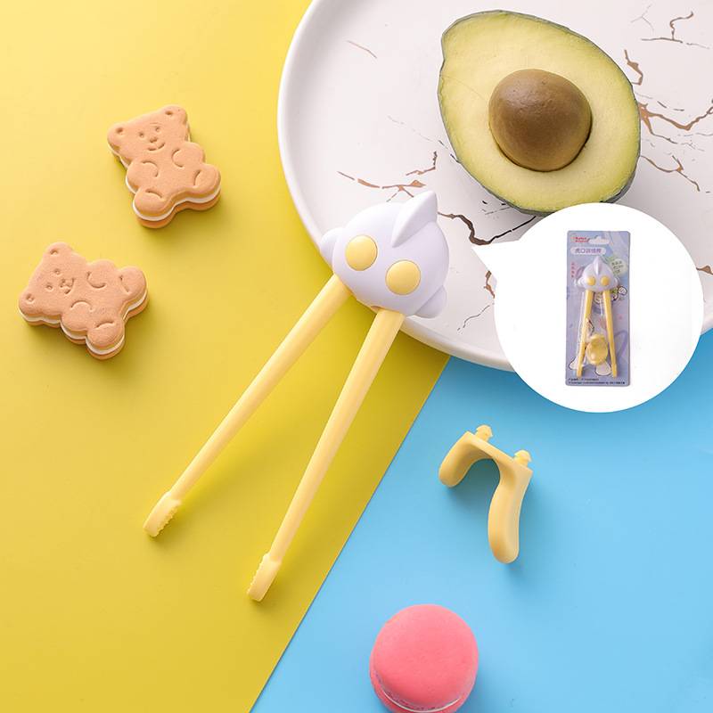 Yellow practice chopstick