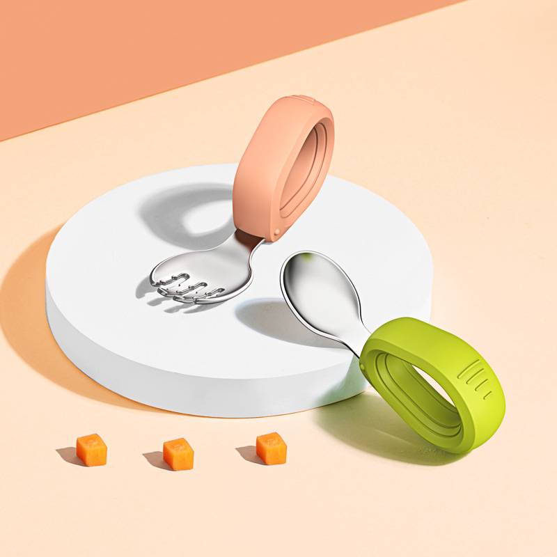 【Green Spoon+Pink Fork】 Bring a storage box