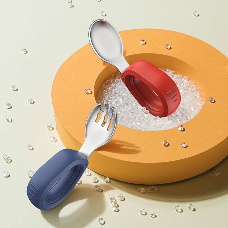 【Red Spoon+Blue Fork】 Bring a storage box