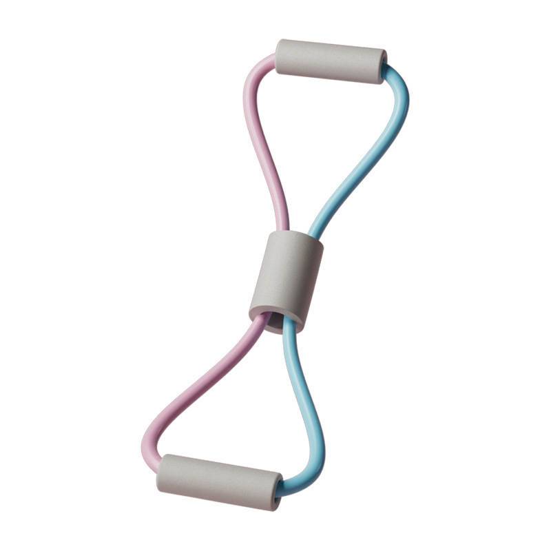 The new word tapel raviometer yoga auxiliary female open shoulder beauty back elastic training with eight -character expansion of the chest stretch stretching rope