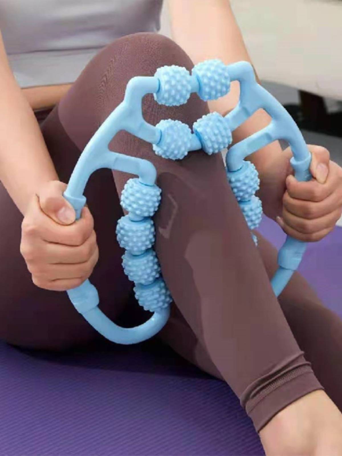 New Circle Rolle wheel massage foam shaft leg muscle relaxation fitness training equipment Furnishing beautiful leg artifact