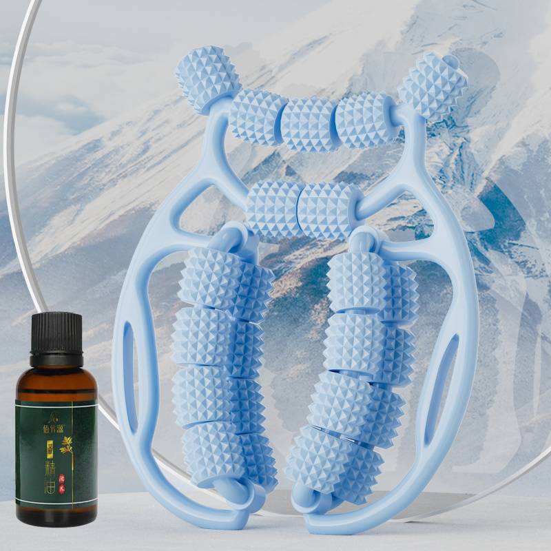 Blue: 23 wheels of leg massage [Ten times Effect-Send Essential Oil]