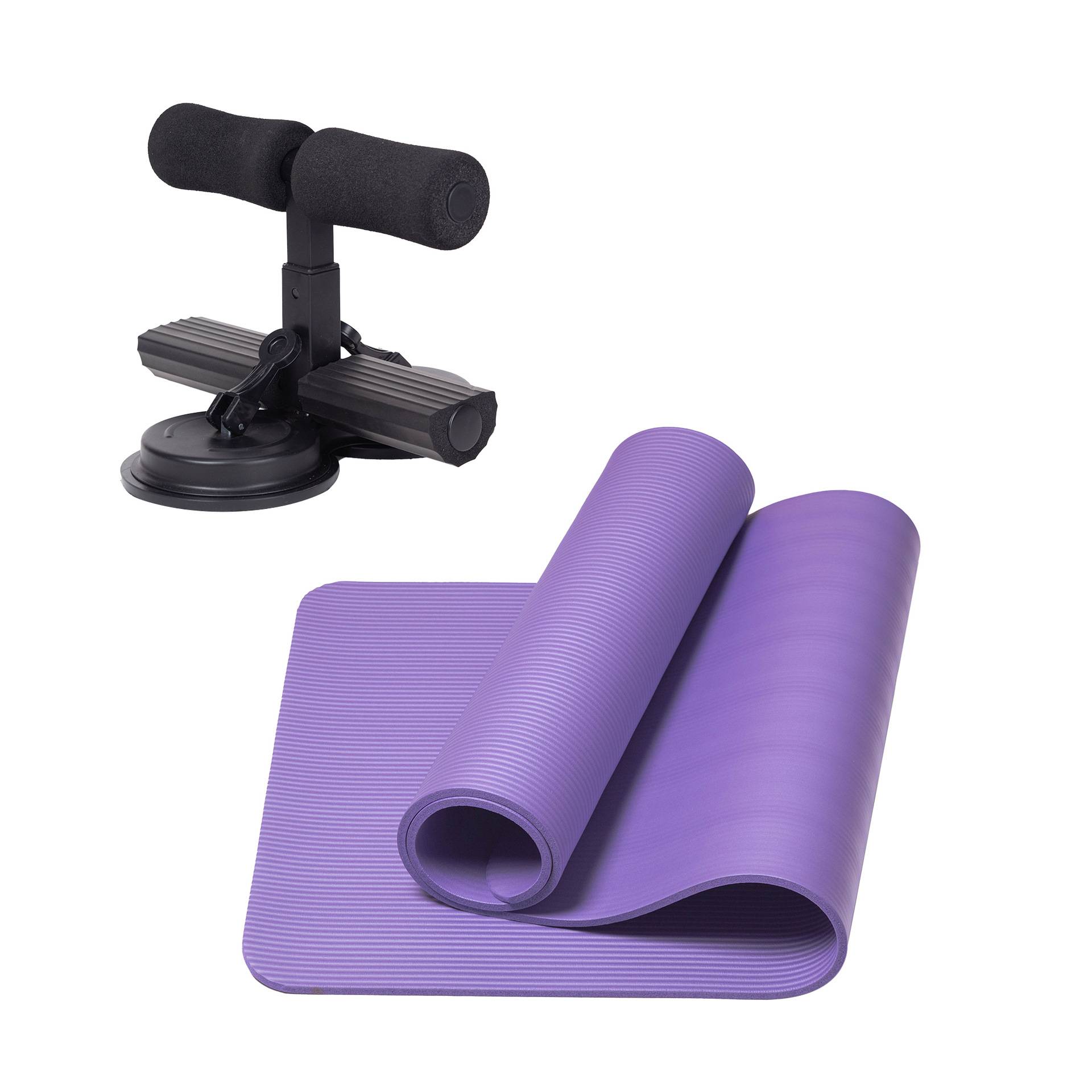 Double suction cup black+yoga mat