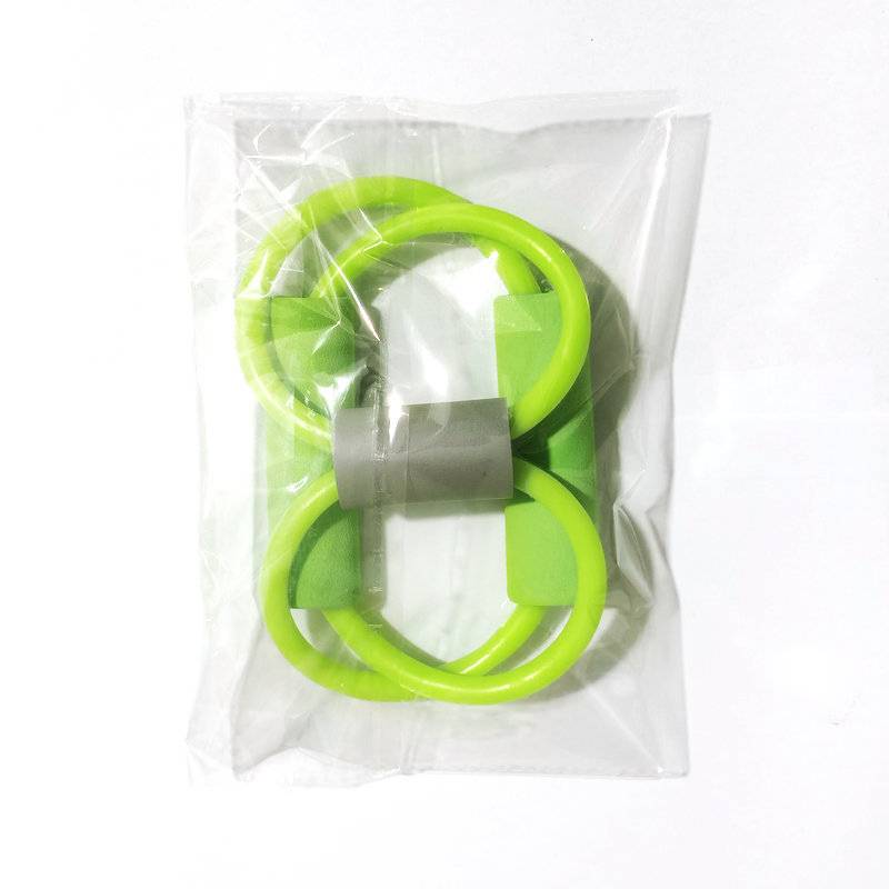 Green handle green rope