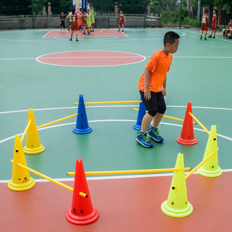 Crazy Basketball Training Auxiliary Equipment Mark the Barrel Triangle Conevant Polo Drunk Breakthrough Breakthrough Broken Wind Barrier Obstacles