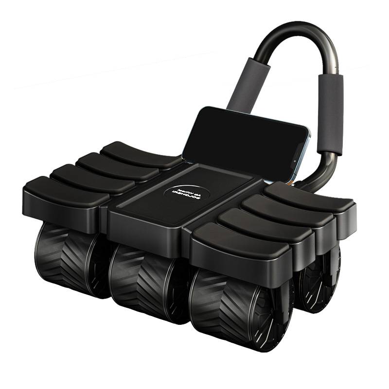 The new six -wheeled abdominal wheel automatically rebounds four -wheel home lean belly, rolling abdominal muscle artifact sports fitness equipment