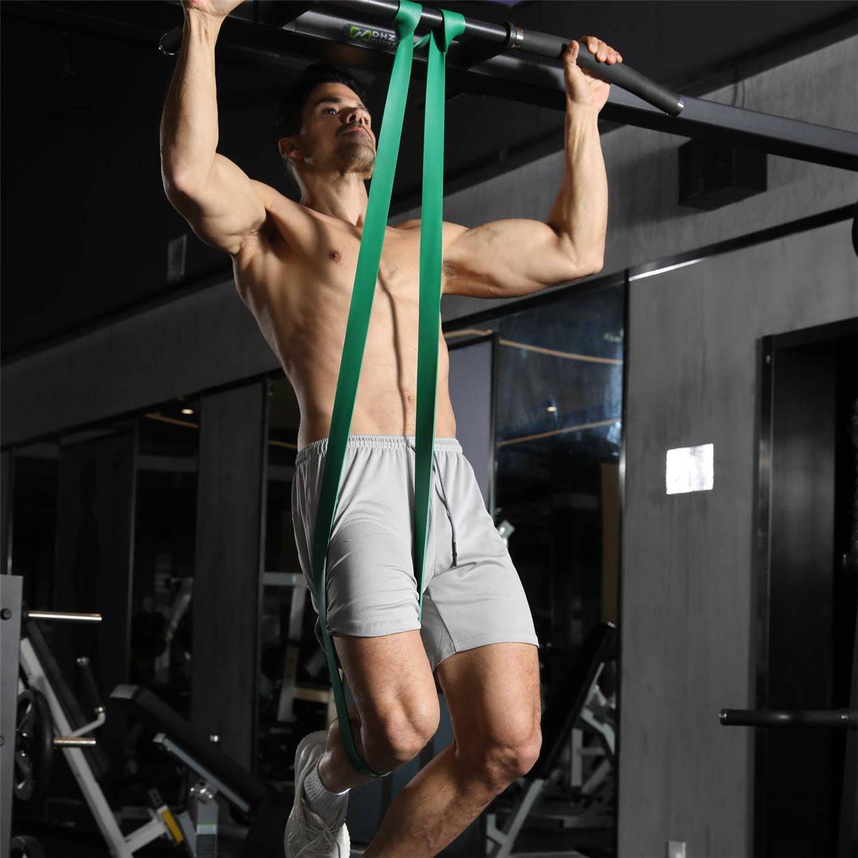 Fitness elastic bands of the upward resistance belt strength training elastic rope men's yoga stretching auxiliary tension band