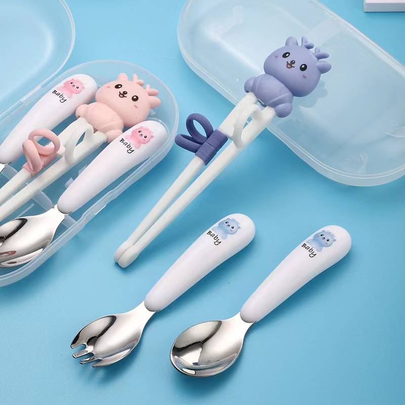 Children's chopsticks automatically played chopsticks to assist in learning, training training.