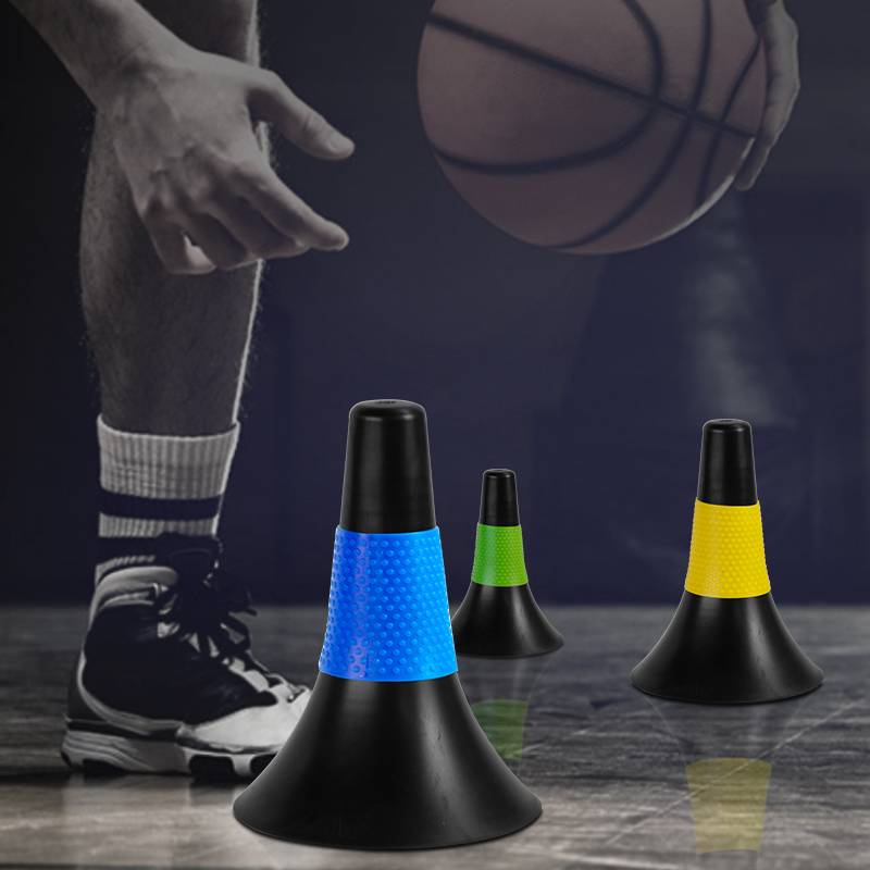 Basketball training obstacle horn barrel barrel bucket ice cream barrel barrel children's dribbling ball control equipment auxiliary equipment