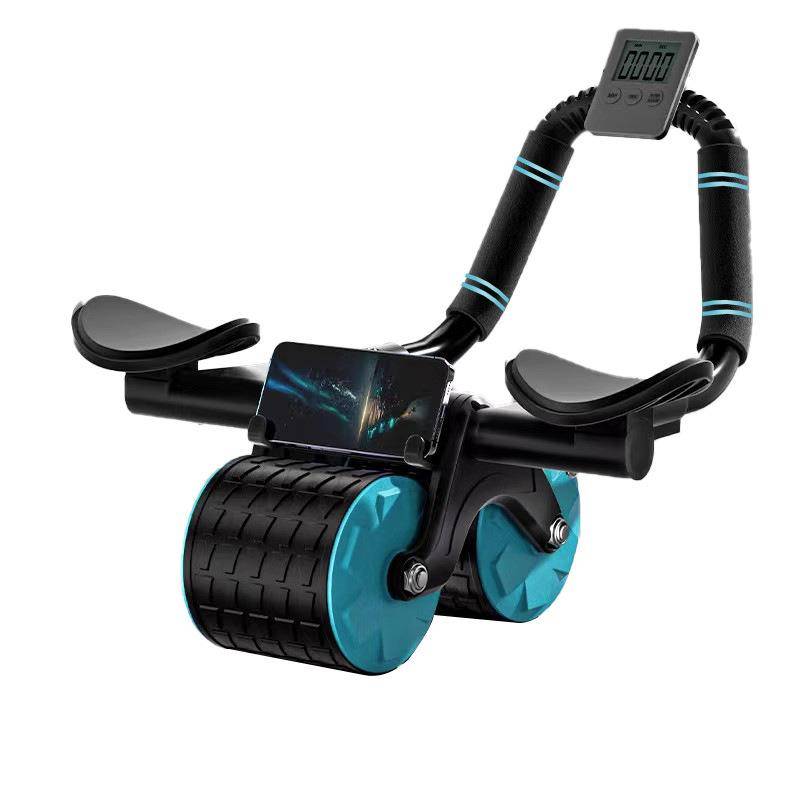 New household flat -flat belly wheel flat support training auxiliary men's fitness automatic bullet reckless abdominal