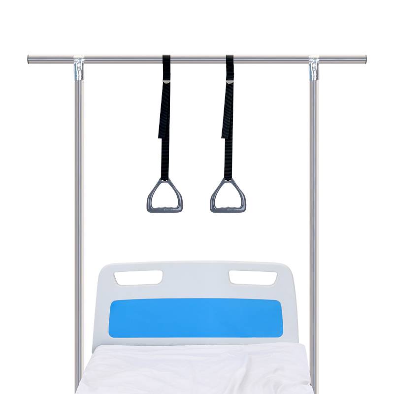 Household bed medical bed gets up with the upper limb rehabilitation training suspension training device lying in bed and pulls hands