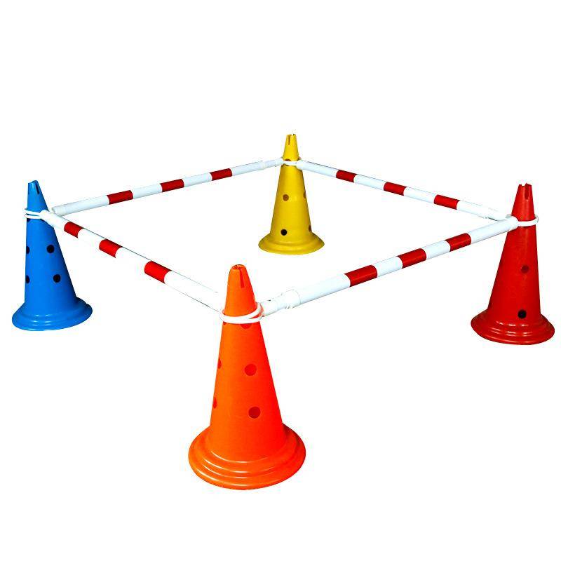 PVC warning rod expansion connection road cone marks bucket traffic safety ice cream barrel anti -bolt auxiliary training equipment