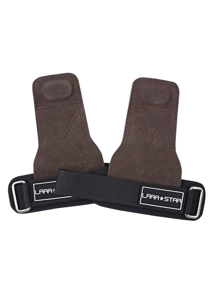 Hard pull help band fitness glove men's grip with wrist caregiver, cowhide pull -ups, equipped with one -bar assistant