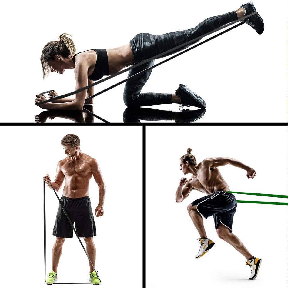Elastic band resistance belt strength training fitness elastic rope men's pull band training shoulder pull bodies upward auxiliary belt