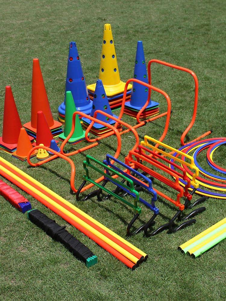 Balancing car skate rotual football practice ground cone training device marks barrel barrier obstacle auxiliary rod children's column increases