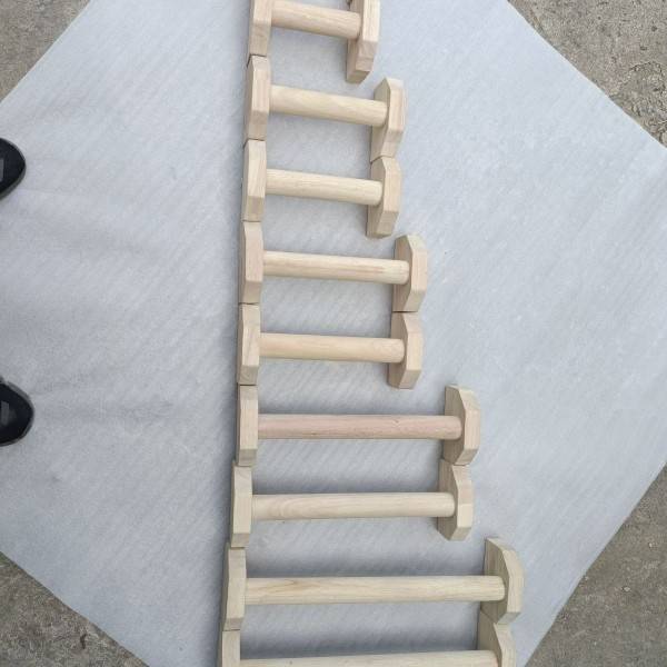 Wooden push -up bracket Male training auxiliary solid wood street Jianliang -style