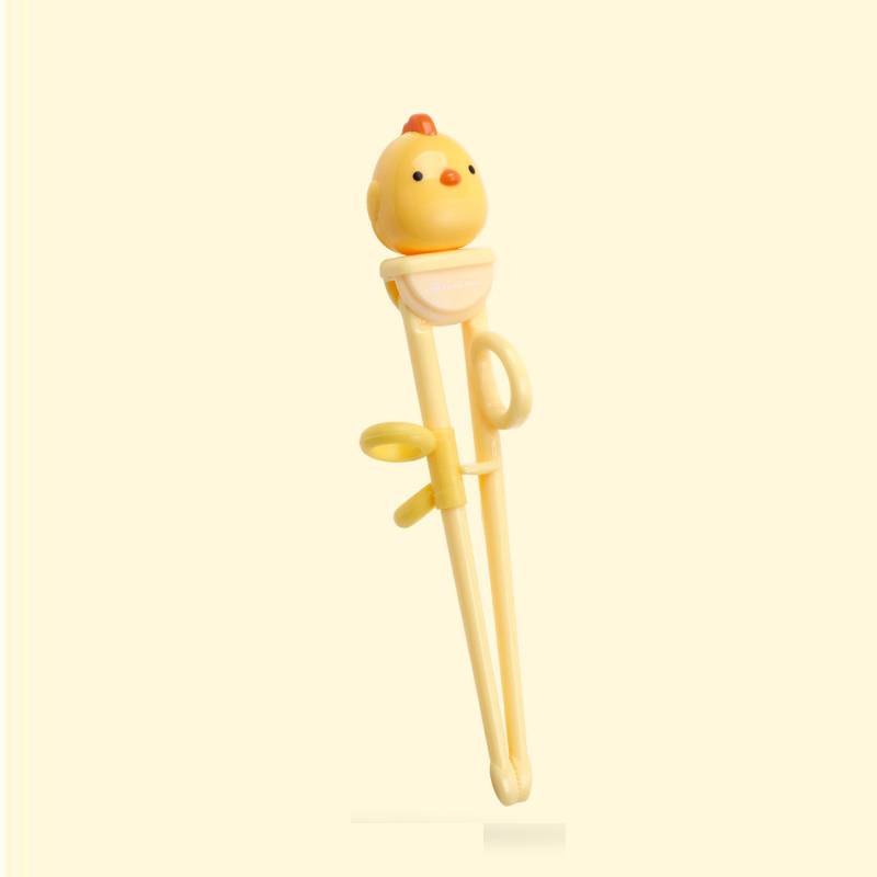 Yellow chicks learn a single chopstick