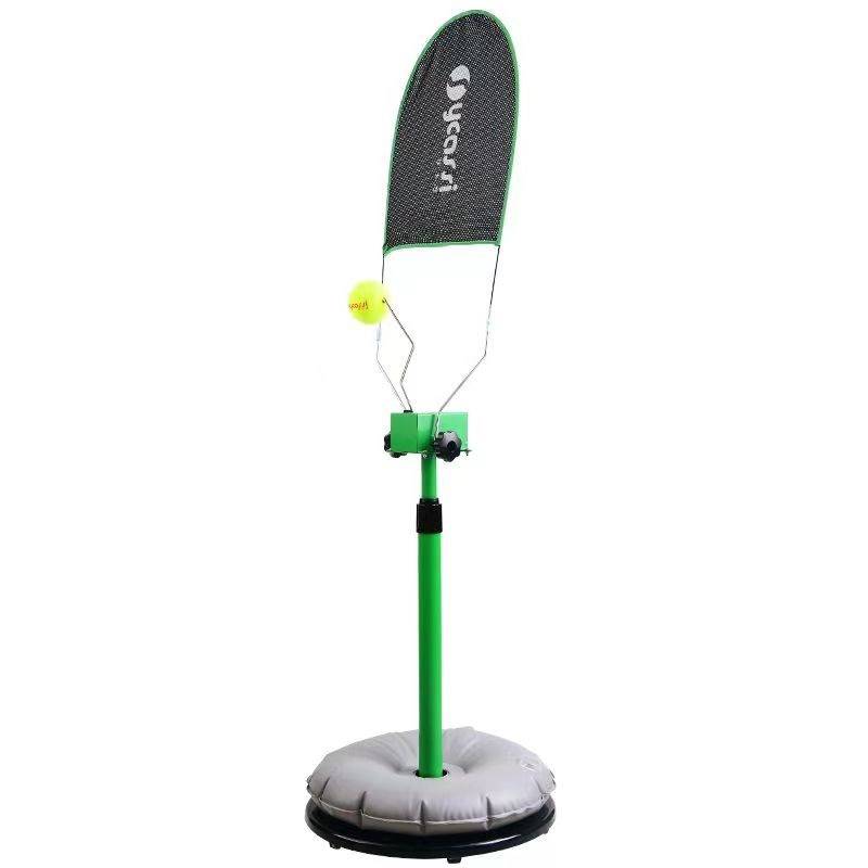Tennis swinging the trainer single front and backhand recovery self -bounte self -traverser interception cutting and hair serving auxiliary exercise
