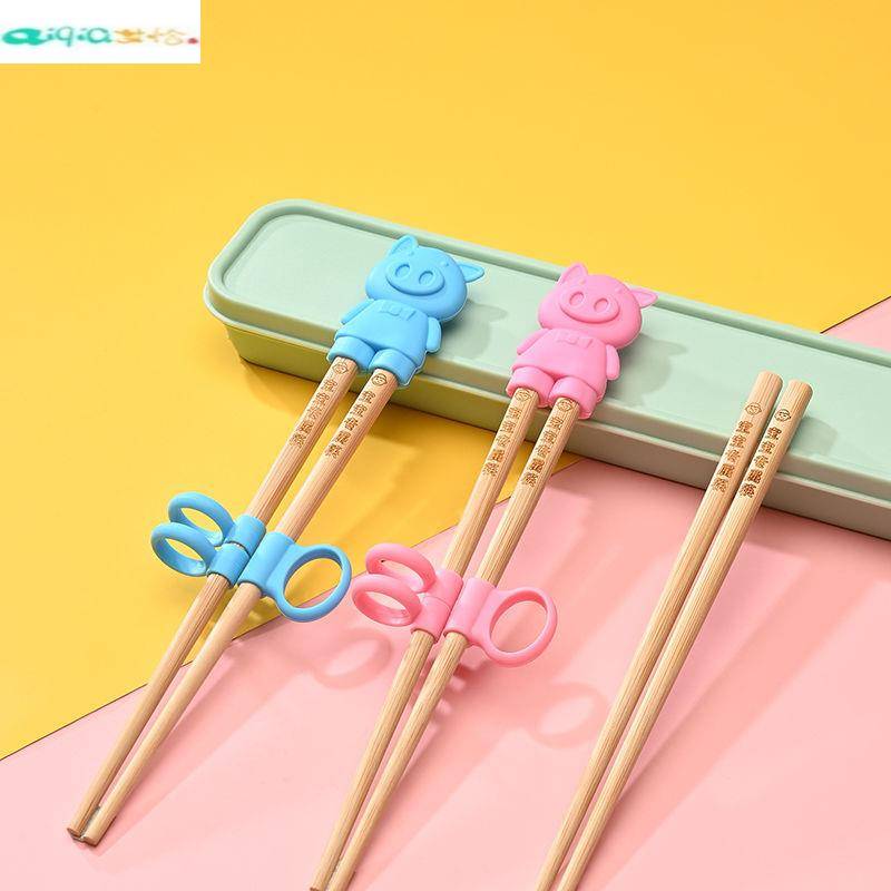 [Two pairs] Pink+Blue Pig