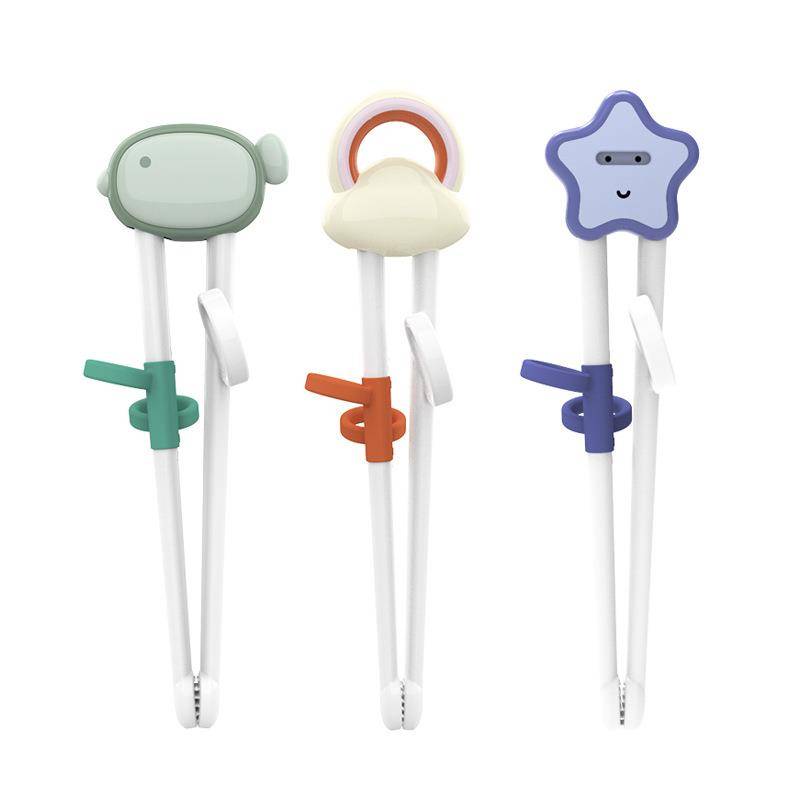 Learn chopsticks and pass through chopsticks, chopsticks, infant supplementary food tools, babies training assisted feeding children's tableware chopsticks