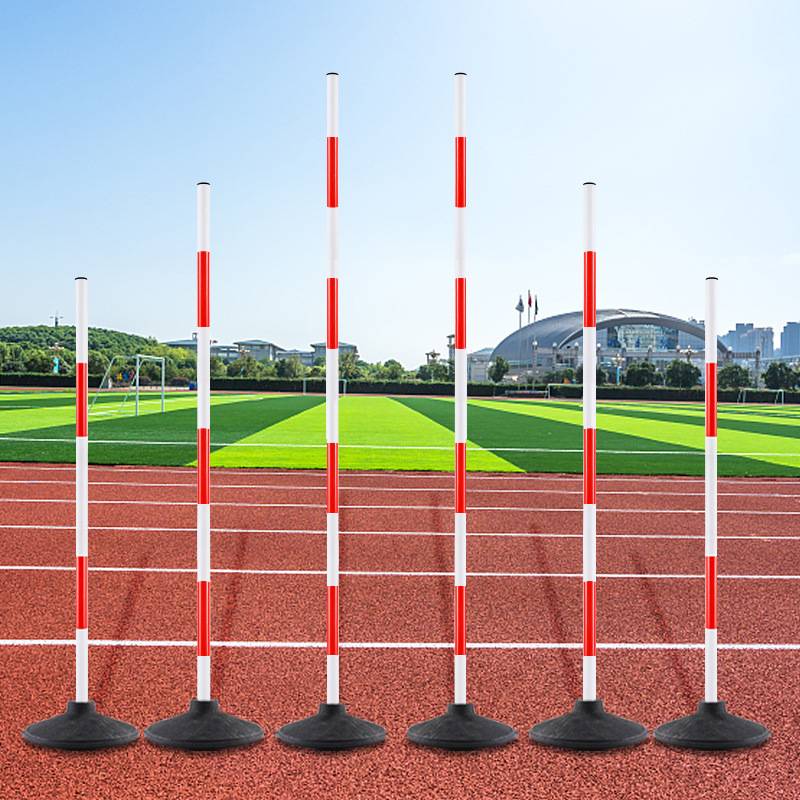 Soccer training poles, snake-shaped running rods, pins, water corner flag training aid poles