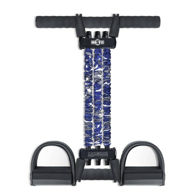 Multifunctional pedal tensor resistance rope fitness equipment home elastic band men's training exercise assistance