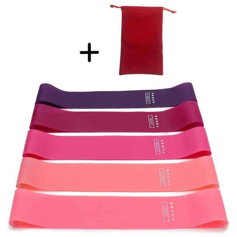 Open back fitness device fitness elastic band resistance belt thick wristband yoga portable shaping training auxiliary home
