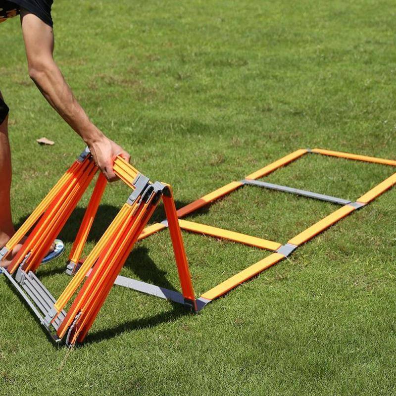 Multifunctional agile folding ladder new fixed ladder speed ladder jump ladder football training assistant
