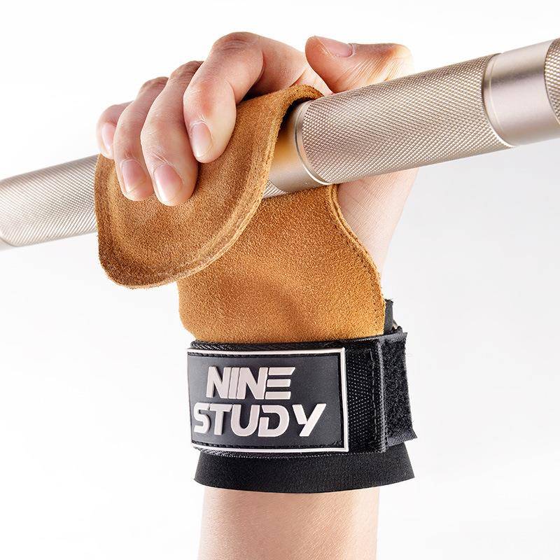 Help to take men's fitness training gloves, the leading body of the upper bar, the grip with hard pull auxiliary sports wrist care girl