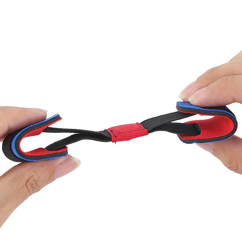 The thumb flip movement with the thumbgrite orthodontic band exercise training with toe toes heavy toe stretching the tension zone