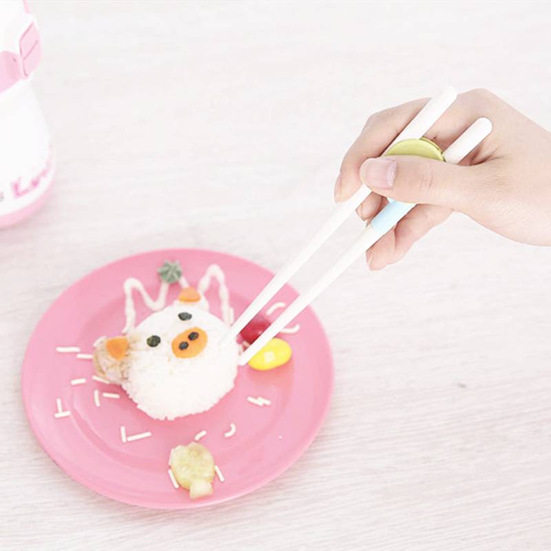 Japanese children's training chopsticks second -stage infants and young children auxiliary eating correction special learning chopsticks household tableware