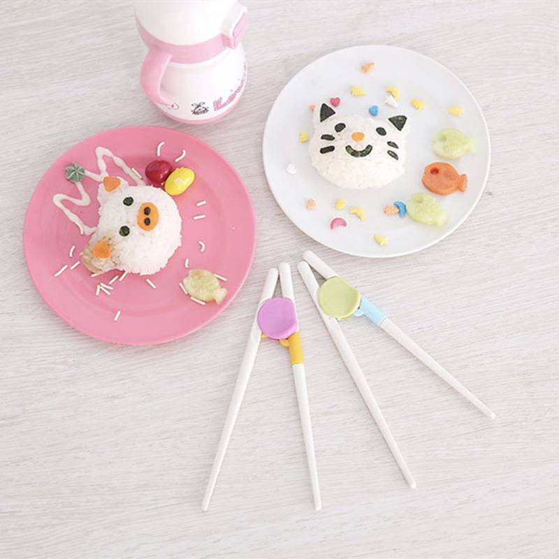 Japanese children's training chopsticks second -stage infants and young children auxiliary eating correction special learning chopsticks household tableware