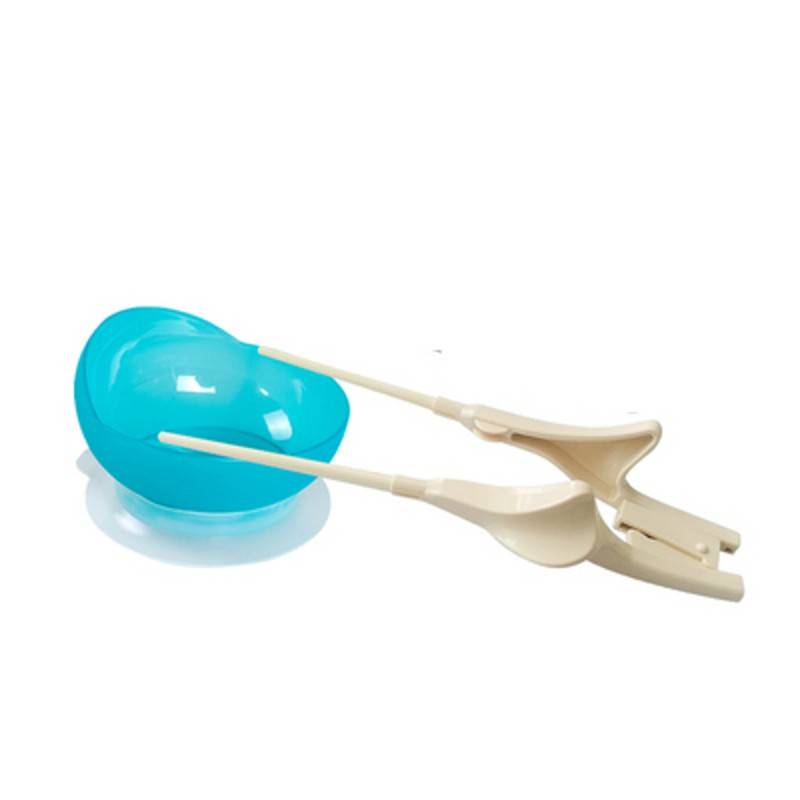 Yellow chopsticks and bowls