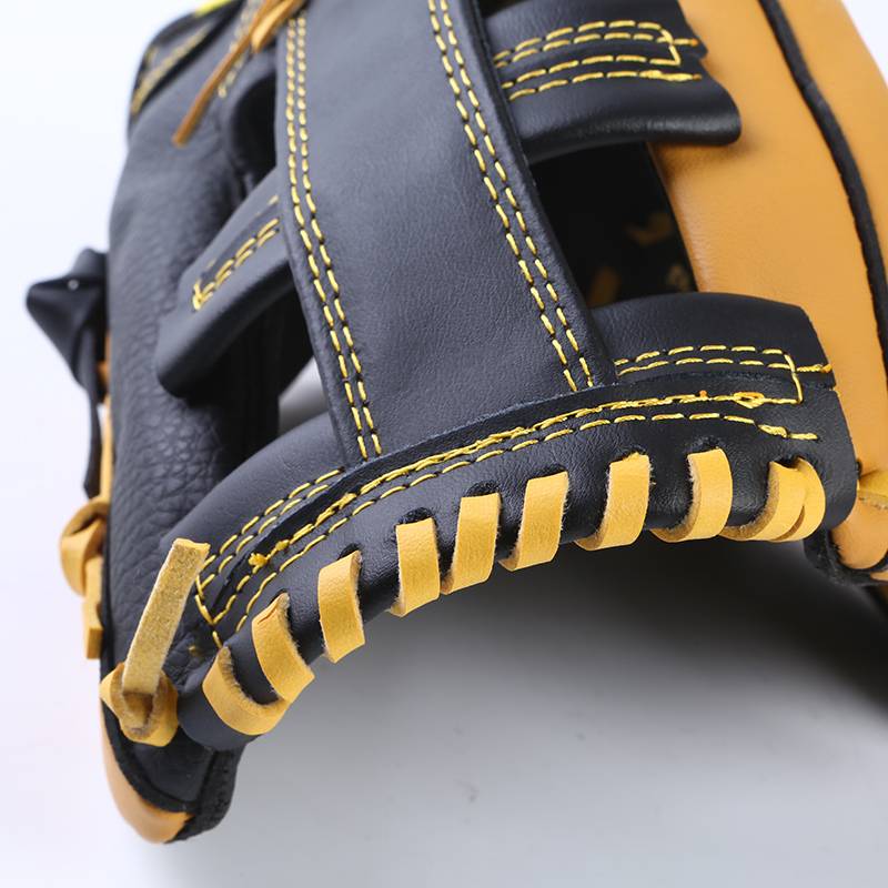 Cen Cen's second -layer leather baseball gloves strike glove gloves, young children, pitch gloves left and right handball gloves
