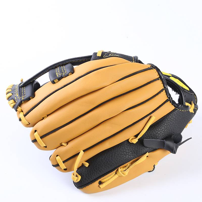 Cen Cen's second -layer leather baseball gloves strike glove gloves, young children, pitch gloves left and right handball gloves