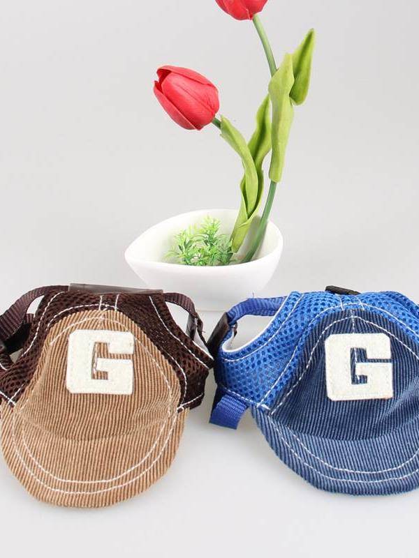 Pet hat Summer shading sun hat teddy golden hair dog baseball hat Pet products cat hat hair accessories
