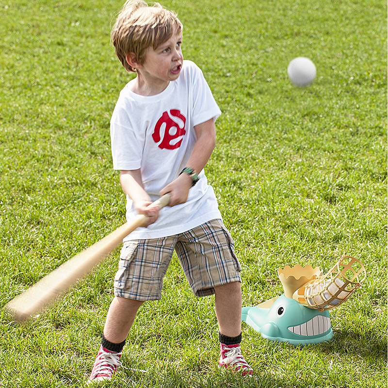 Chuangong Cultural Children's Baseball Basket Machine Set Sports Sports Sports Fitness Outdoor Training Toys