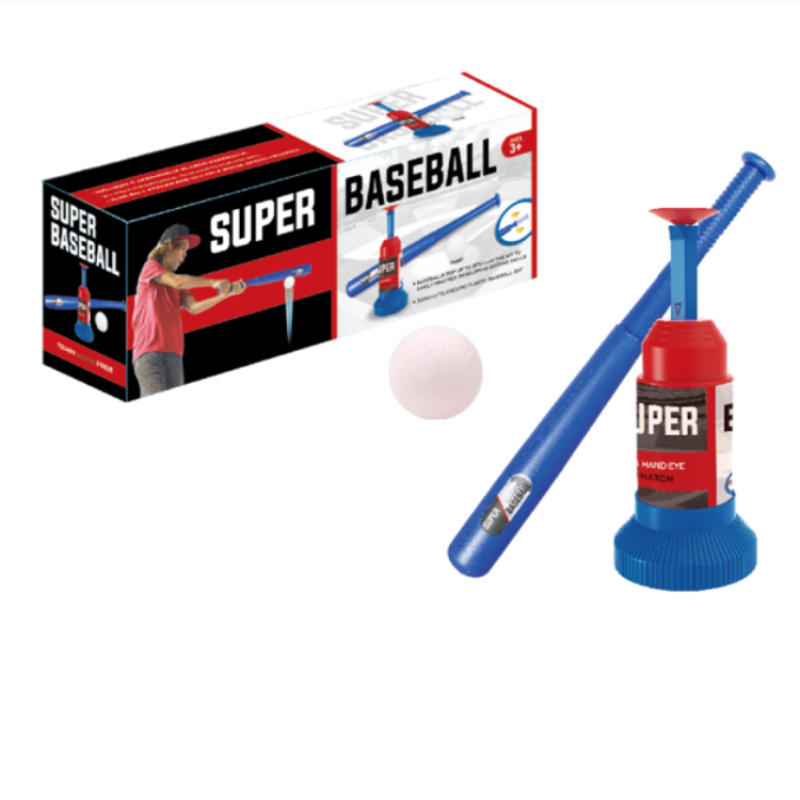 Press the baseball exercise long stick