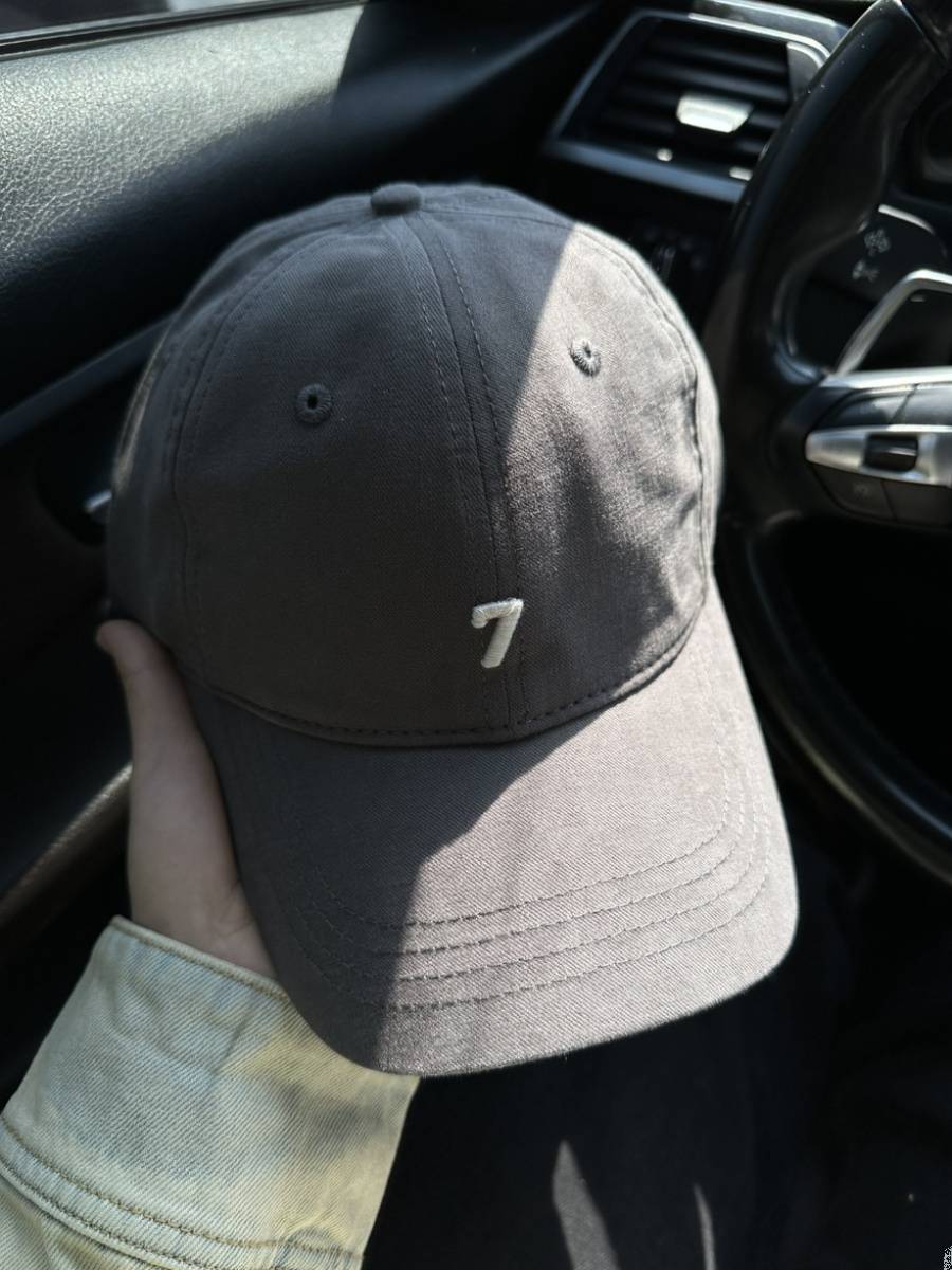 AOLICAT Oli Cat 2024 New Product Embroidery 7 Baseball Hat Men's Women and Women's Wild Eaves High -top Diger Face Light Tongue Hat