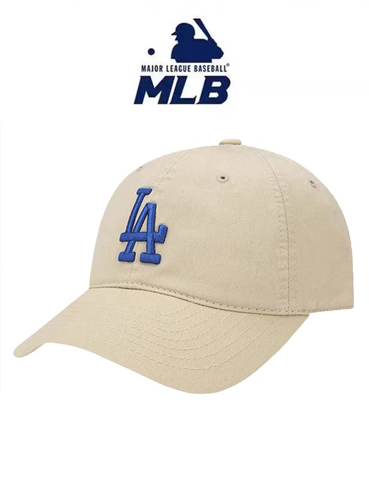 Genuine mlb hat NY Yangji team CP77 curved eaves peaked hat men and women LA small label soft top baseball hat shading