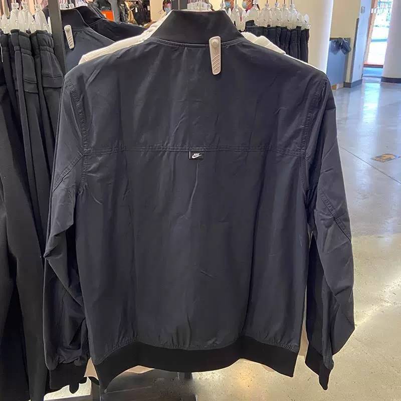 Nike Nike coat men's jacket autumn and winter long sleeves stand -up collar casual sports windbreaker loose female baseball uniform