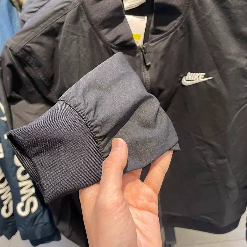 Nike Nike coat men's jacket autumn and winter long sleeves stand -up collar casual sports windbreaker loose female baseball uniform