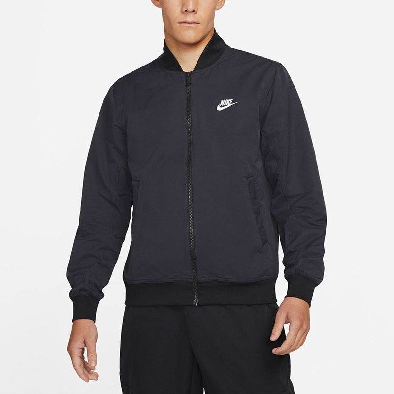Nike Nike coat men's jacket autumn and winter long sleeves stand -up collar casual sports windbreaker loose female baseball uniform