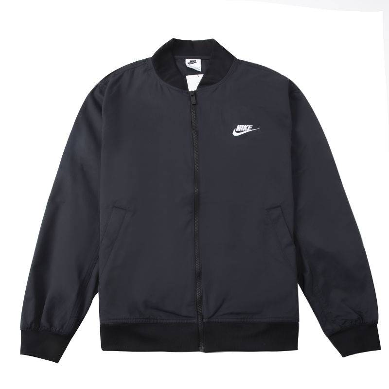 Nike Nike coat men's jacket autumn and winter long sleeves stand -up collar casual sports windbreaker loose female baseball uniform