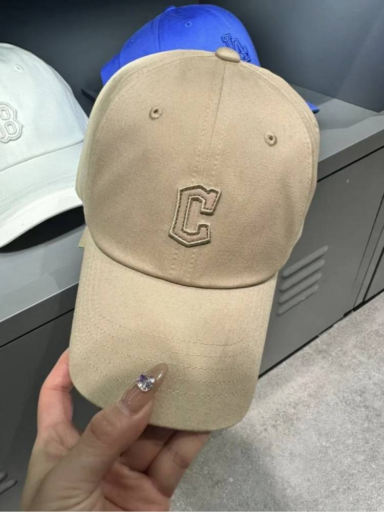 MLB Korean genuine pink new baseball cap small standard embroidery can adjust versatile couple sunscreen hats