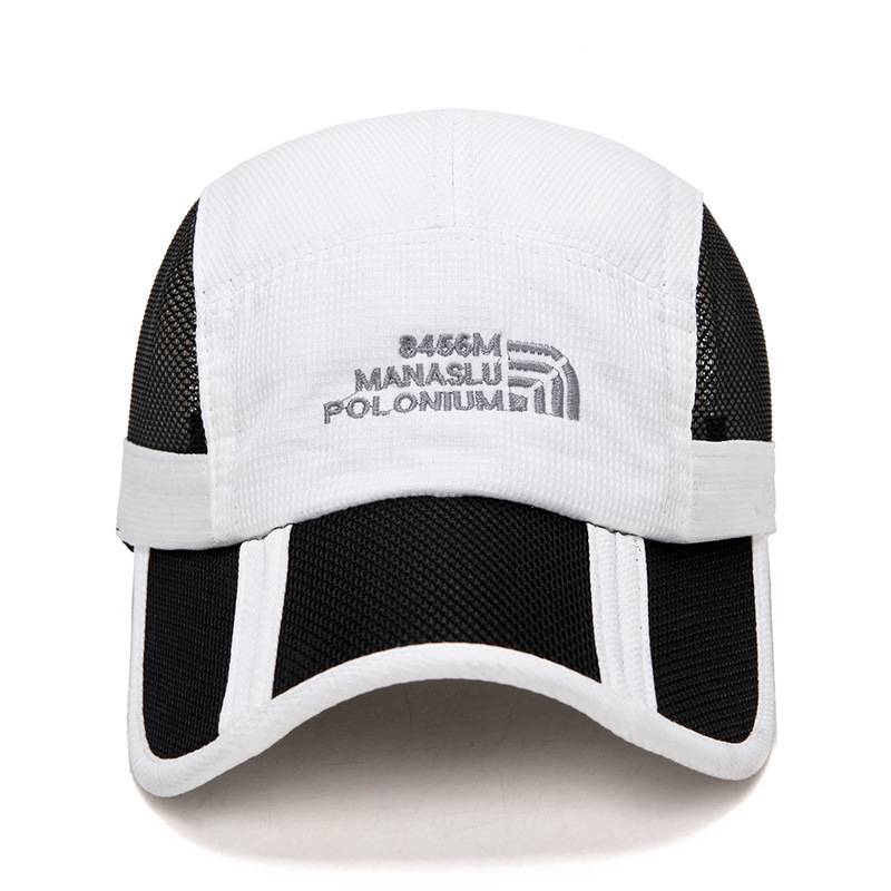 New product net eye can fold the baseball hat Men and women, spring and summer outdoor sun sunscreen peaked cap