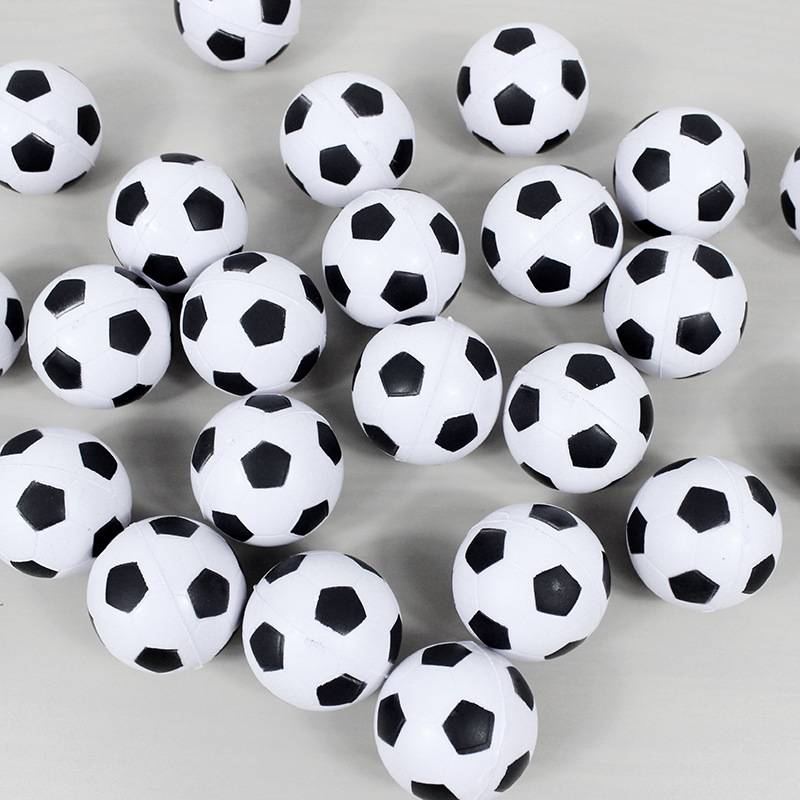 4CM mini small football children's solid foam sponge ball piken basketball soft toy toylay decompressing the elastic ball