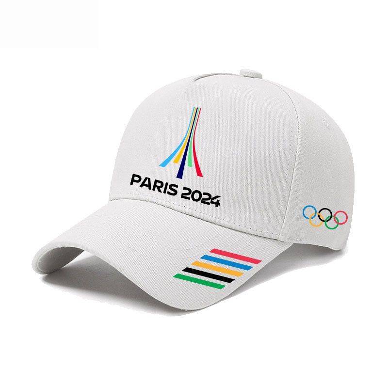 2024 Paris Olympic Games PARIS Five Ring Memorial Hat Outdoor Shadow Baseball Mot Slayer Duck Tongue Hat