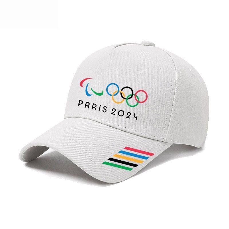 2024 Paris Olympic Games PARIS Five Ring Memorial Hat Outdoor Shadow Baseball Mot Slayer Duck Tongue Hat