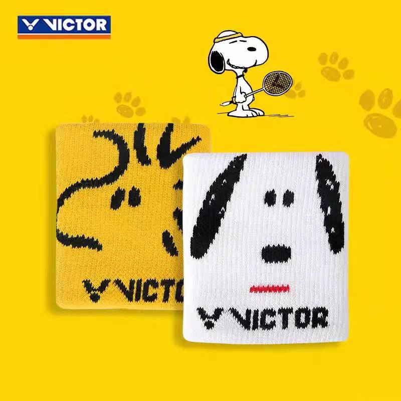 Victory Hello KT Snoopy Locked Crayon New Sports Running Men and Women's Sweat Badminton Wiring